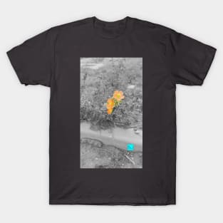 Orange wildflower T-Shirt